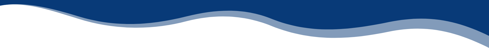 Two wavy bands, blue on top and green below, forming a horizon-like pattern.